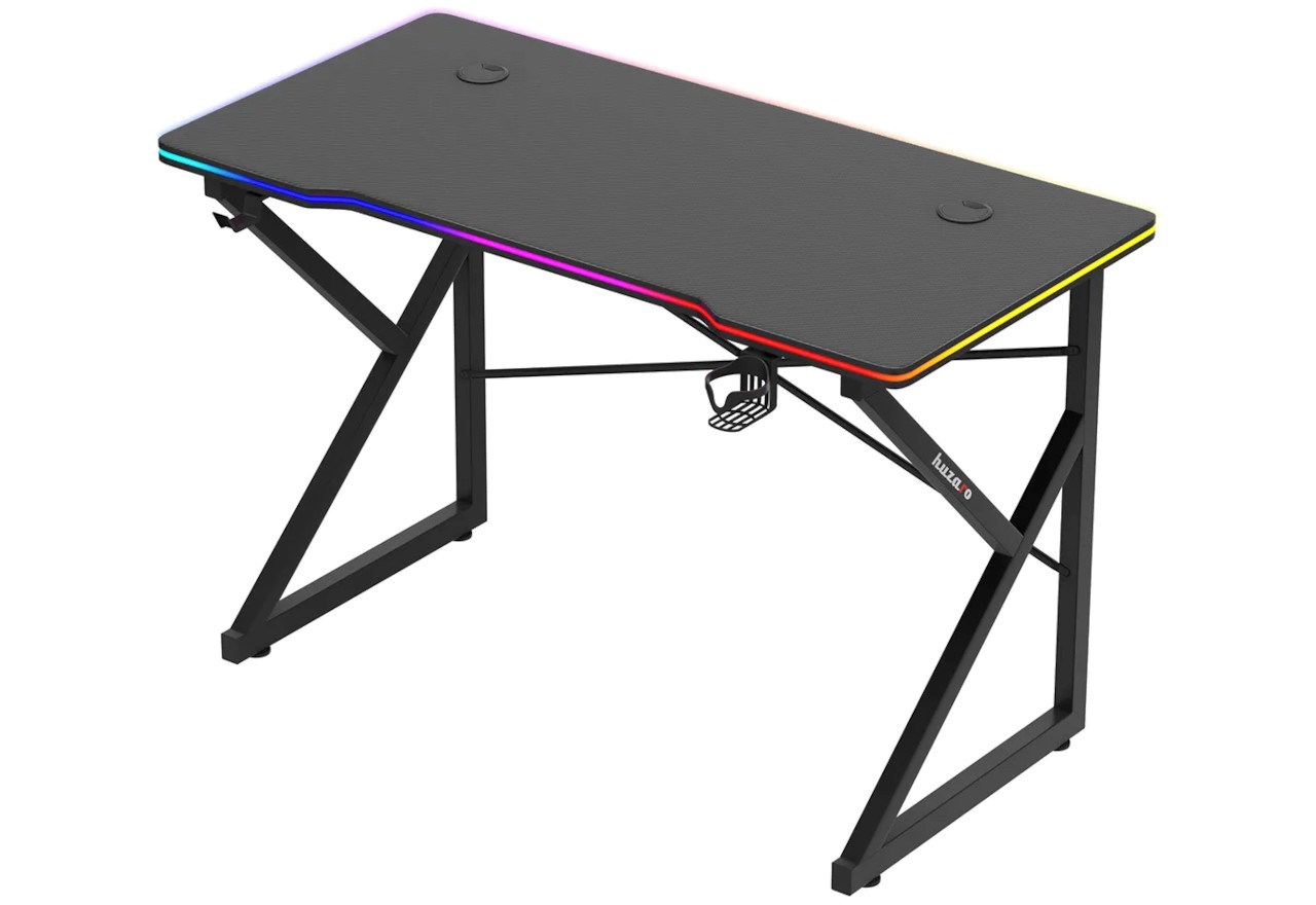 Tavolinë lojërash Huzaro Hero 1.7 RGB, e zezë