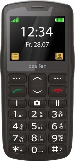 Телефон Bea-fon SL260, екран 2.2", физички копчиња, црн