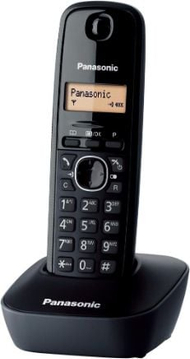 Telefoni pa tel Panasonic KX-TG1611PDH, DECT, ekran me ndriçim, i zi