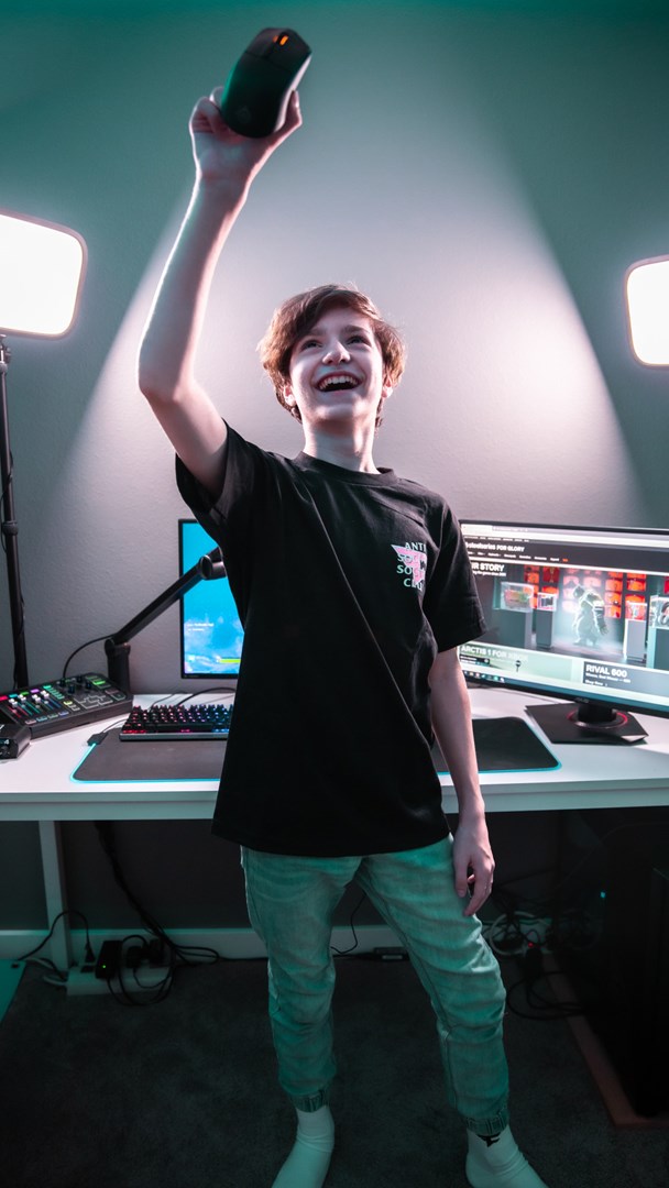 Maus lojërash SteelSeries Rival 3 Wireless, TrueMove Air, i zi