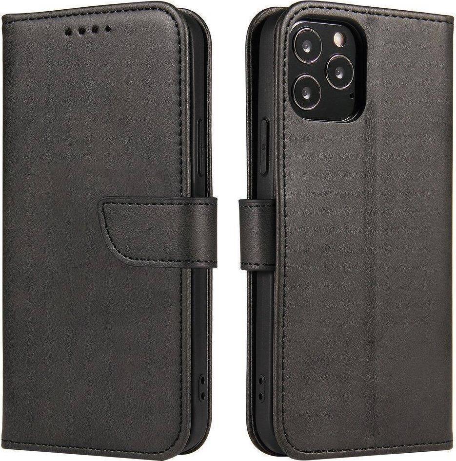 Këllëf telefoni Hurtel Magnet Case OnePlus Nord N20 5G, tip libër, funksion qëndrimi, i zi