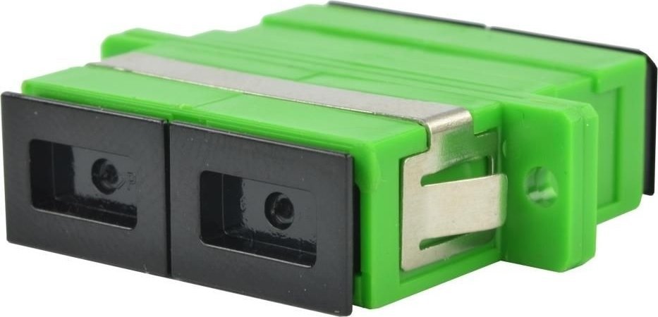 Адаптер оптичко влакно Alantec SM, SC/APC дуплекс, зелен