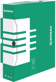 Dosje Donau, A4, 80 mm, e gjelbër