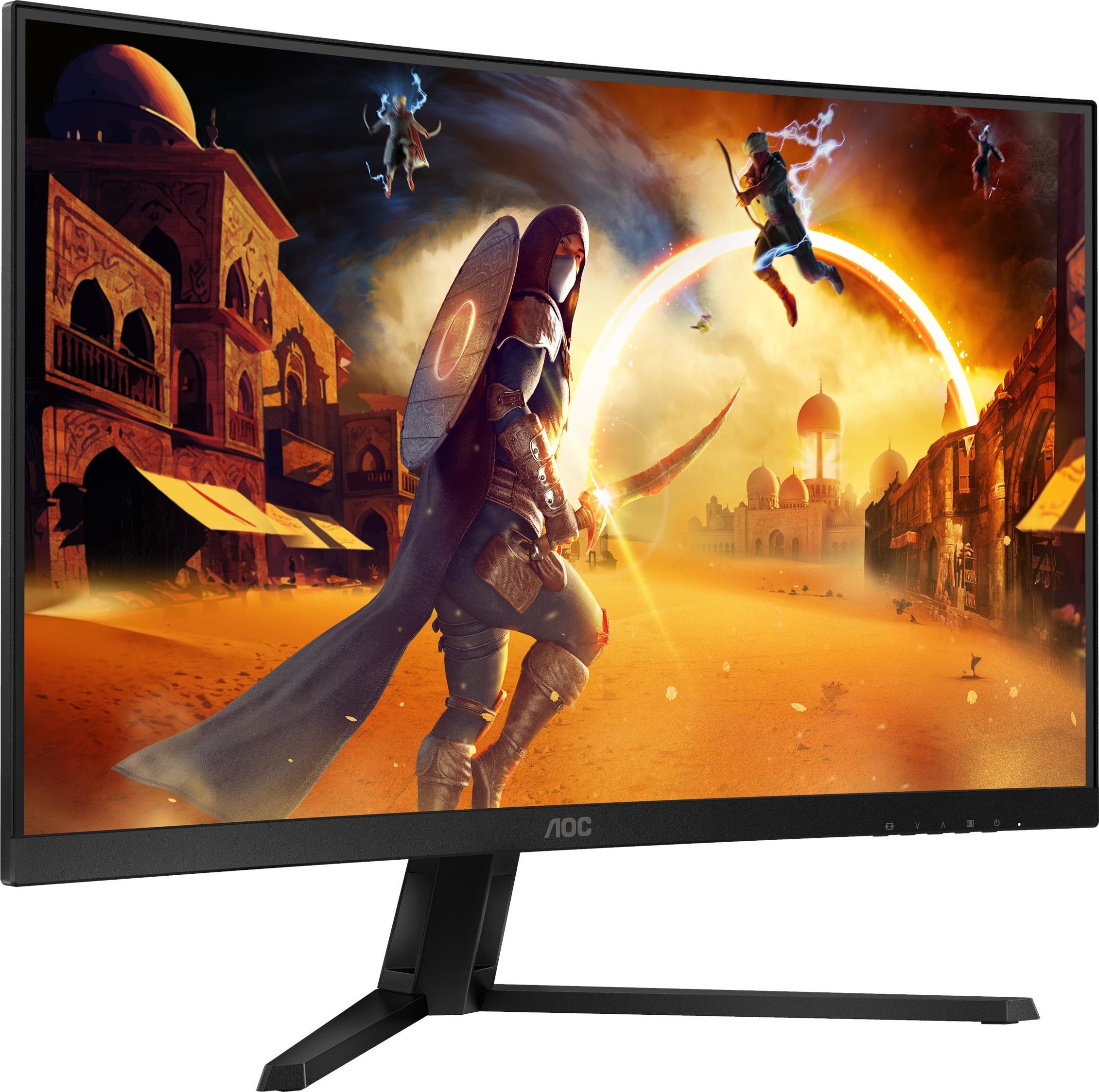 Monitor gaming AOC G4 CQ32G4VE, 31.5", QHD 2560x1440, 165Hz, i zi gri