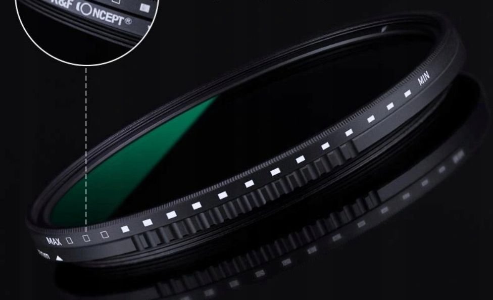 Filter neutral gri K&F Concept KF01.1405, variabël ND2–ND400, 77mm