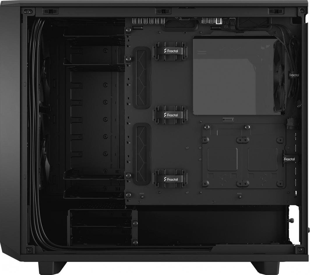 Kasë Fractal Design Meshify 2 TG Light Tint, e zezë, Midi Tower