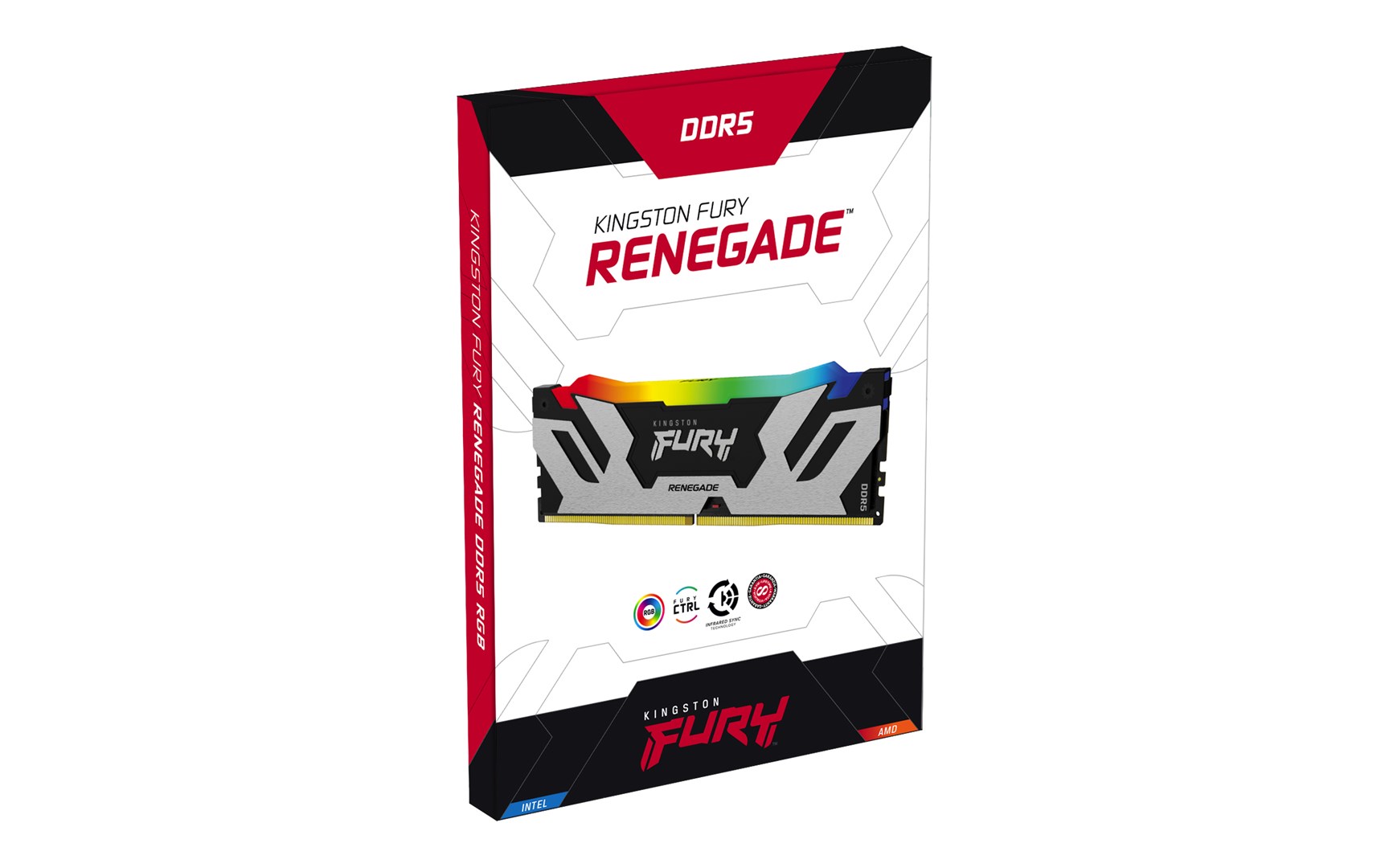 Memorie RAM Kingston FURY 96GB 6400MT/s DDR5 CL32 DIMM (2 x 48 GB) Renegade RGB XMP