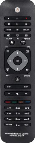 Telekomandë universale për TV LCD LED 5901890036764, e zezë