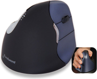 Maus Evoluent VerticalMouse, wireless, USB, i zi dhe i kaltërt
