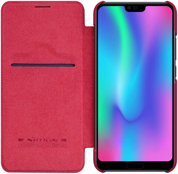 Mbështjellës Nillkin Qin Book për Honor 10, e kuqe