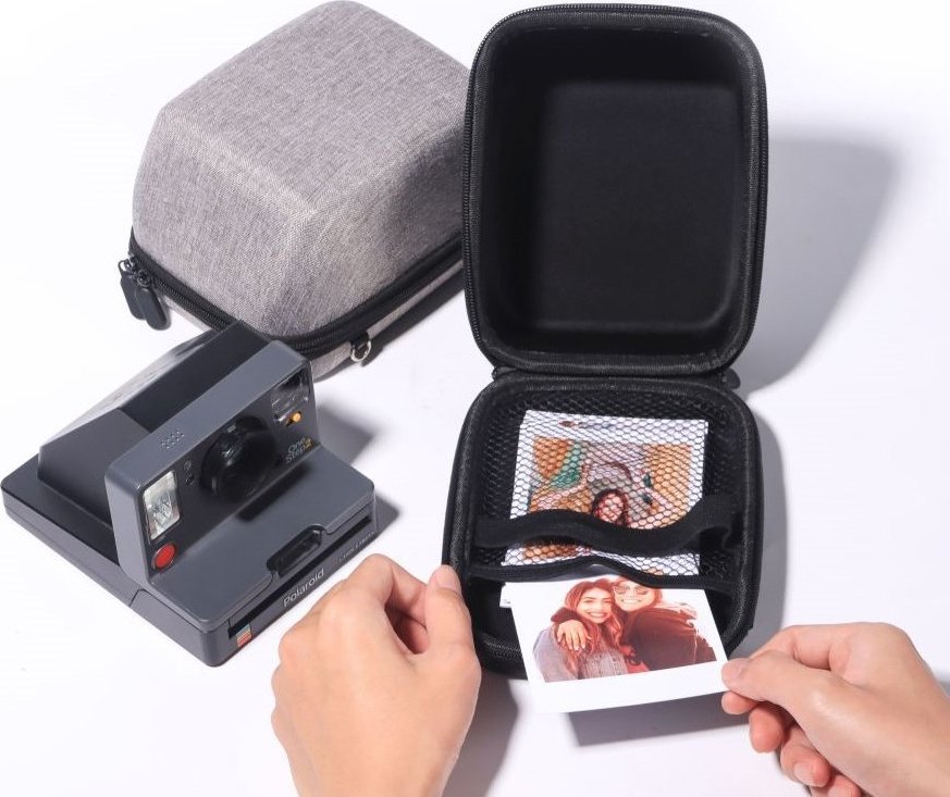 Çantë mbrojtëse LoveInstant për Polaroid OneStep 2 NOW NOW Plus, poliester 1000D, e zezë