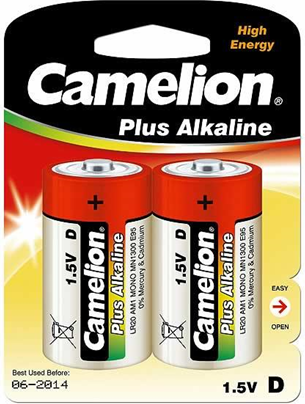 Bateri Plus D / R20 Camelion, 1.5V, 2 copë