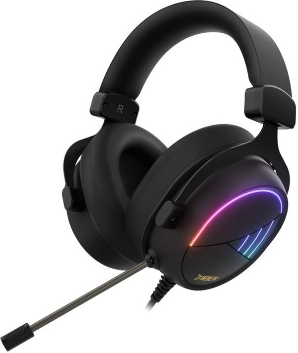Kufje GAMDIAS HEBE M2 RGB, të zeza
