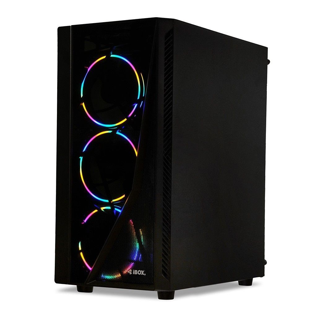 Kasë iBox TOWER WIZARD 3 Midi-Tower, e zezë