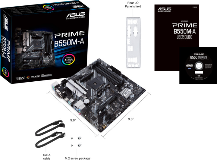 Pllakë amë ASUS PRIME B550M-A - AMD B550