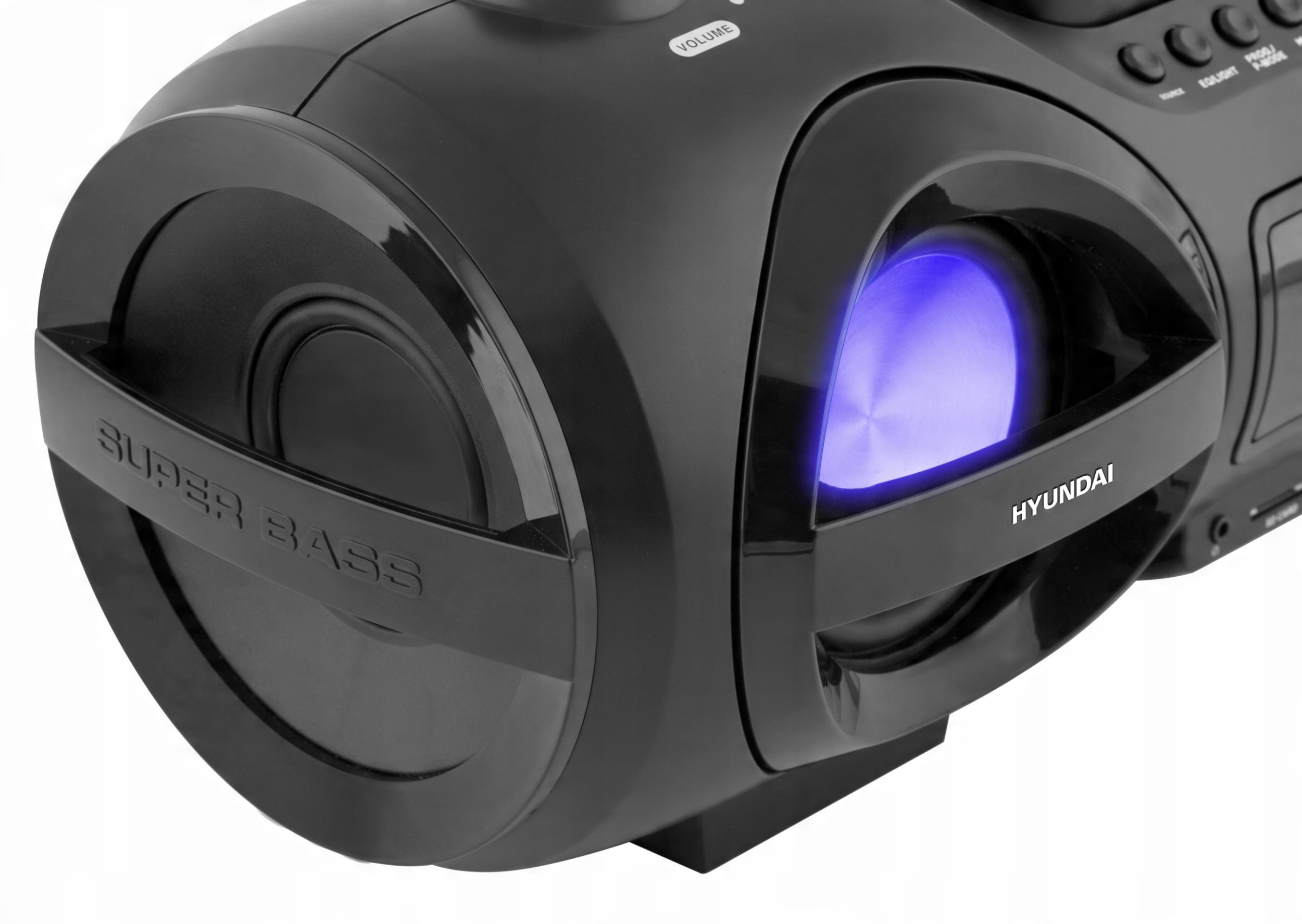 Radio portative Hyundai TRC985BT, FM, 25W, e zezë