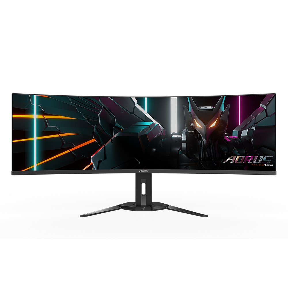GIGABYTE CO49DQ монитор, 49", QD-OLED закривен, 144 Hz, црн