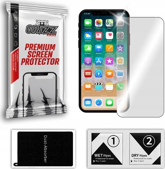 Xham mbrojtës GrizzGlass HybridGlass për Ulefone Tab, hibrid, transparent