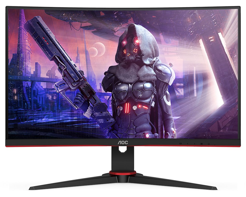 Monitor AOC C24G2AE/BK, 23.6", 1920 x 1080, Full HD, 165 Hz, i zi