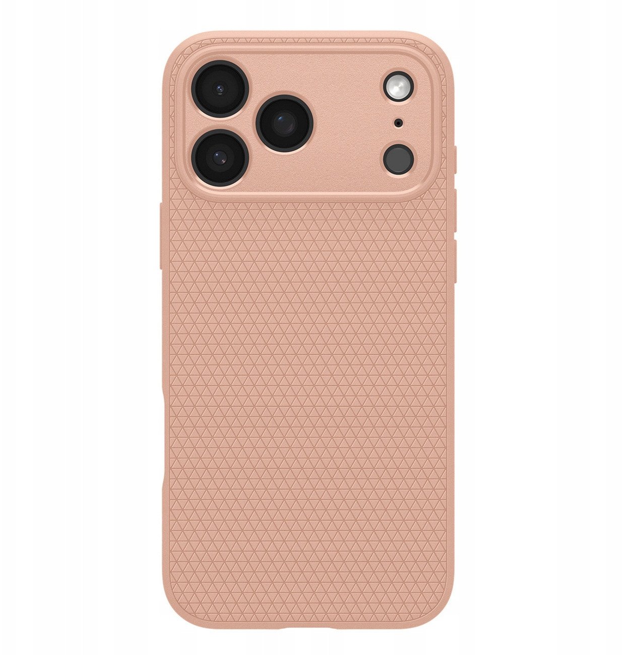 Mbulesë telefoni Spigen Liquid Air për iPhone 17 Pro Max, kundër rrëshqitjes, rozë Titanium 4