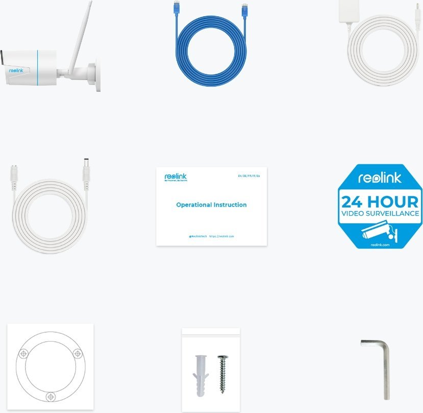 Kamerë IP Reolink RLC-510WA W320, 5MP, Wi-Fi dy banda, e bardhë