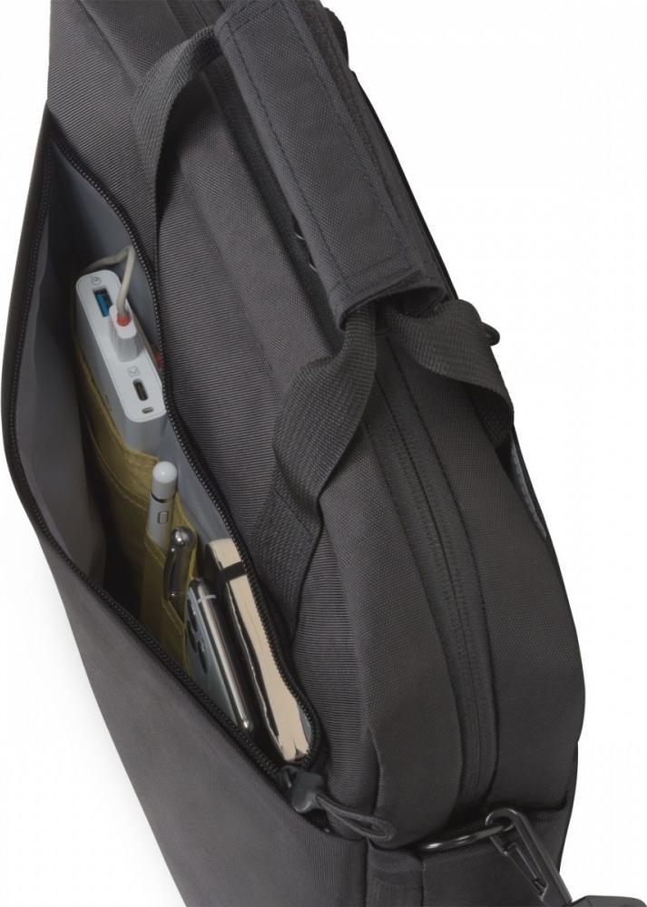 Çantë laptopi Dicota Eco Tote Bag Motion D31877 RPET, 15.6", material i papërshkueshëm nga uji, gri