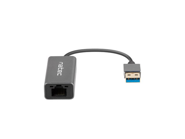 Kartë rrjeti Natec Cricket, USB-A, 1GB/s, e hirtë 