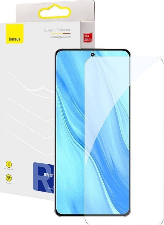 Xham mbrojtës Baseus Transparent Tempered Glass për realme GT2 Master Explorer Edition, 9H, transparencë e lartë