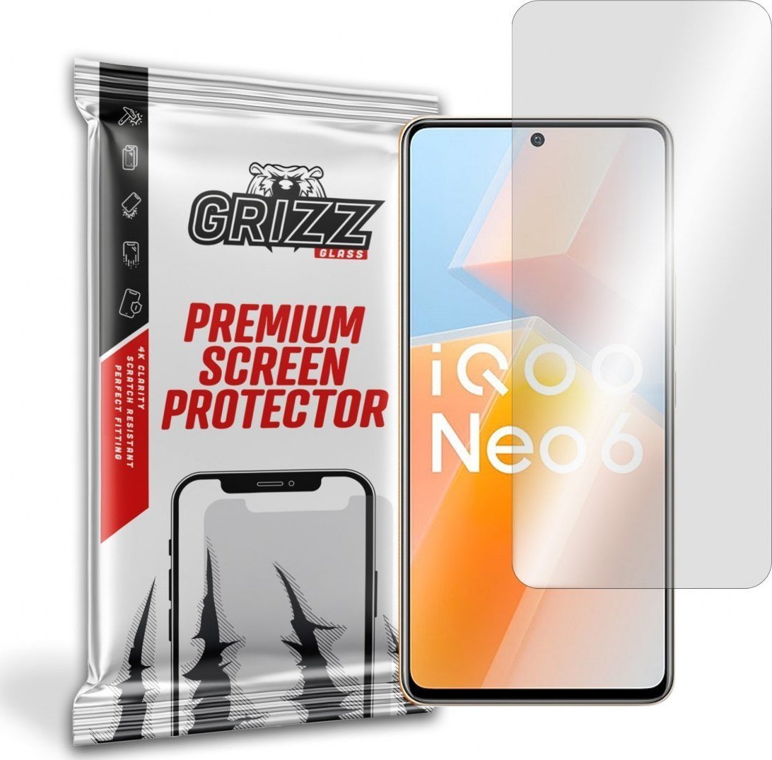 Xham mbrojtës GrizzGlass Vivo IQOO Neo 6, hybrid glass, transparencë e lartë