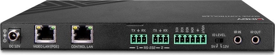 Kontroller AV mbi rrjet Lindy SDVoE Controller, deri 4K, lidhje me kabllo, i zi