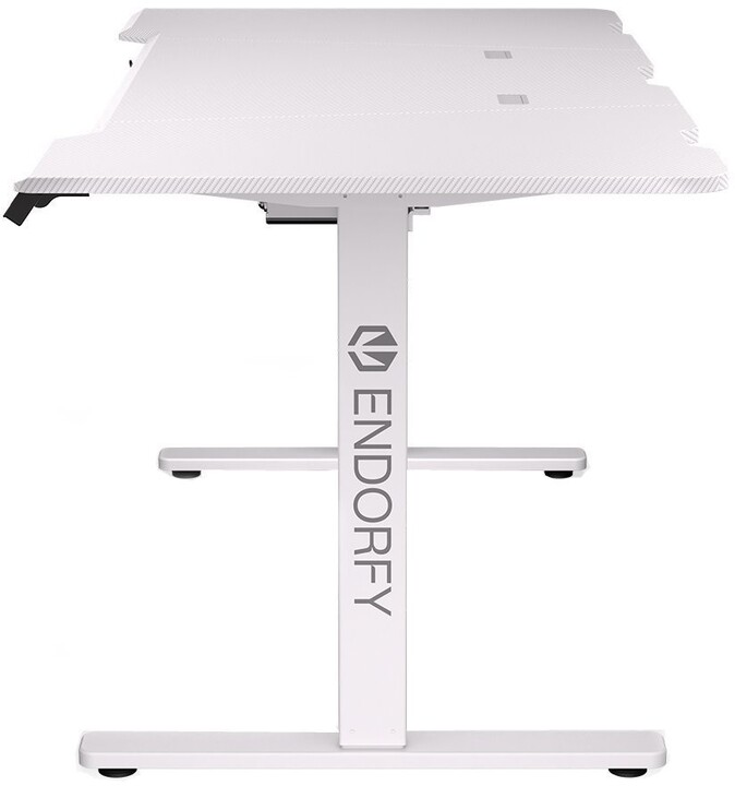 Tavolinë Endorfy Atlas L Electric, e bardhë