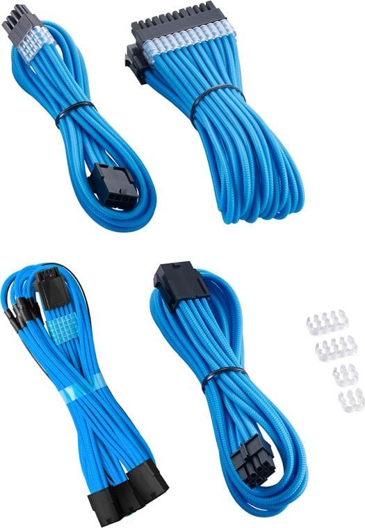 Set kabllo zgjatues kompjuteri CableMod PRO ModMesh 12VHPWR, PCIe 5.0, light blue