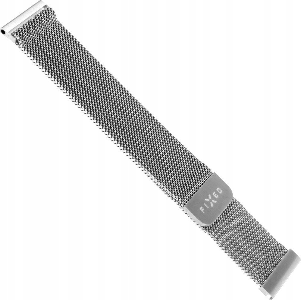 Rrip metalik FIXED Mesh Strap 20mm, i argjendtë