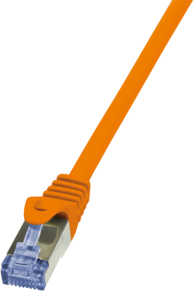 Kabllo rrjeti LogiLink Patchcord, CAT6A, S/FTP, PIMF, 1m, portokalli