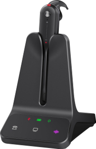 Слушалки без кабел Yealink WH63 E2 UC, DECT, намалување на бучава, црни