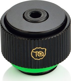 Fiting ajri për ftohje uji Bitspower Touchaqua AIR Exhaust, set 2 copë, G1/4", i zi