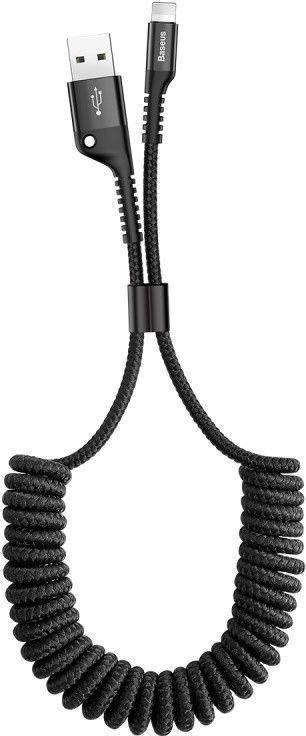 Kabllo Baseus (CALSR-01) USB-A - Lightning, 1m, e zezë