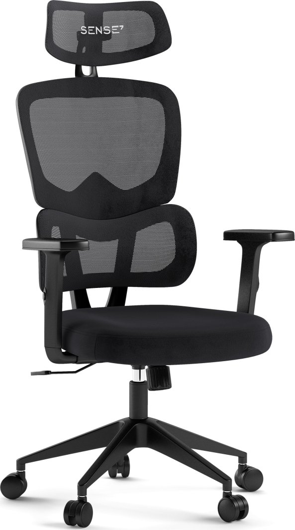 Канцелариско столче SENSE7 Veno, црно