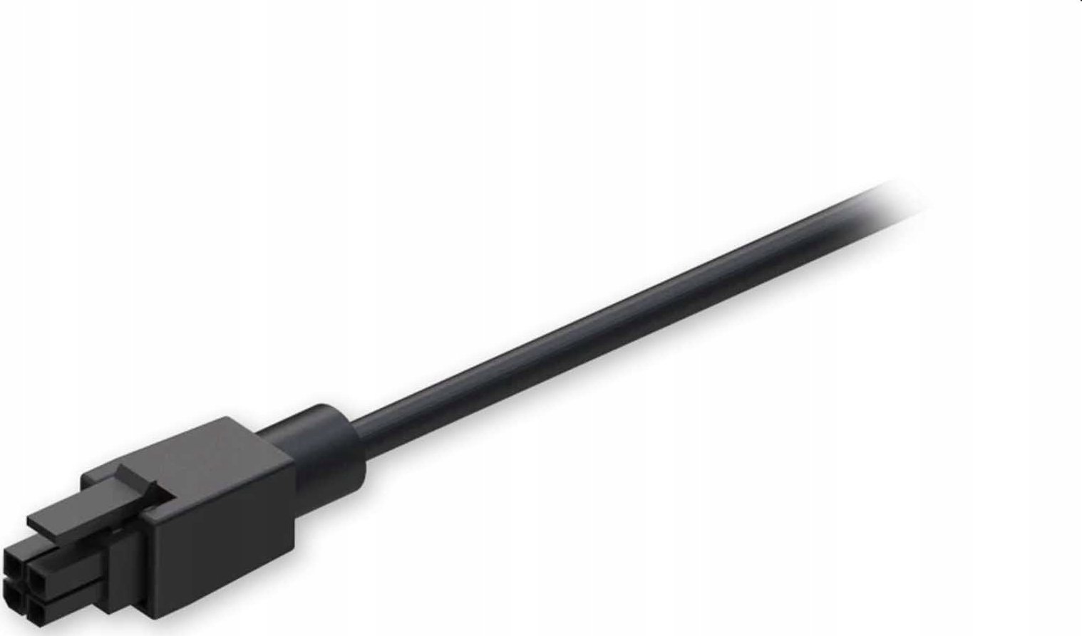 Adapter energjie Teltonika PR5MEC21, 4 PIN në 4 PIN, për përdorim të brendshëm, i zi