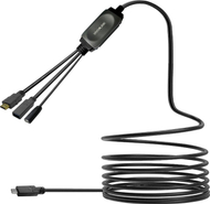 Kabllo USB Vivolink PROUSBCHDMIUSB3-7.5, USB-C në HDMI, 7.5m, e zezë