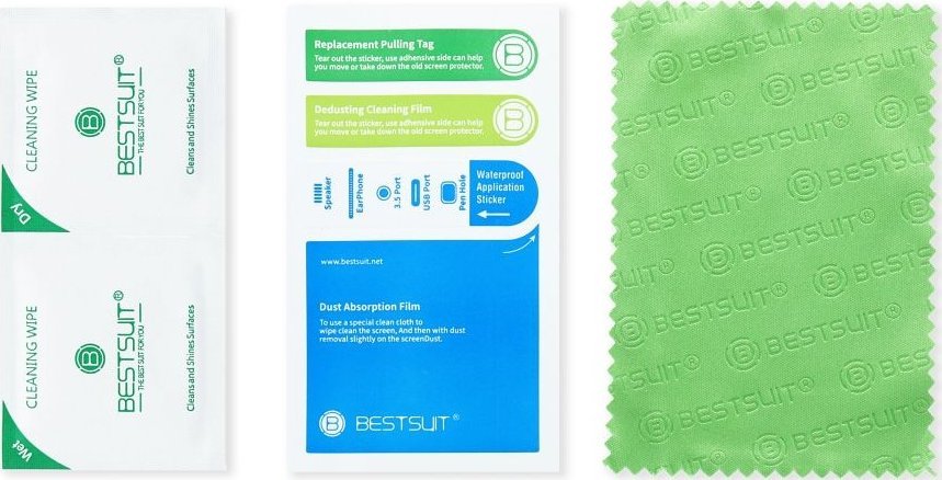 Mbrojtës ekrani Bestsuit Hybrid Glass për iPhone 15 Pro Max, xham hibrid, transparnet