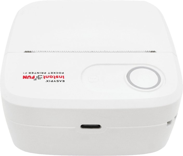 Printer xhepi termik Easypix InstantFUN P1, Bluetooth, bardh e zi