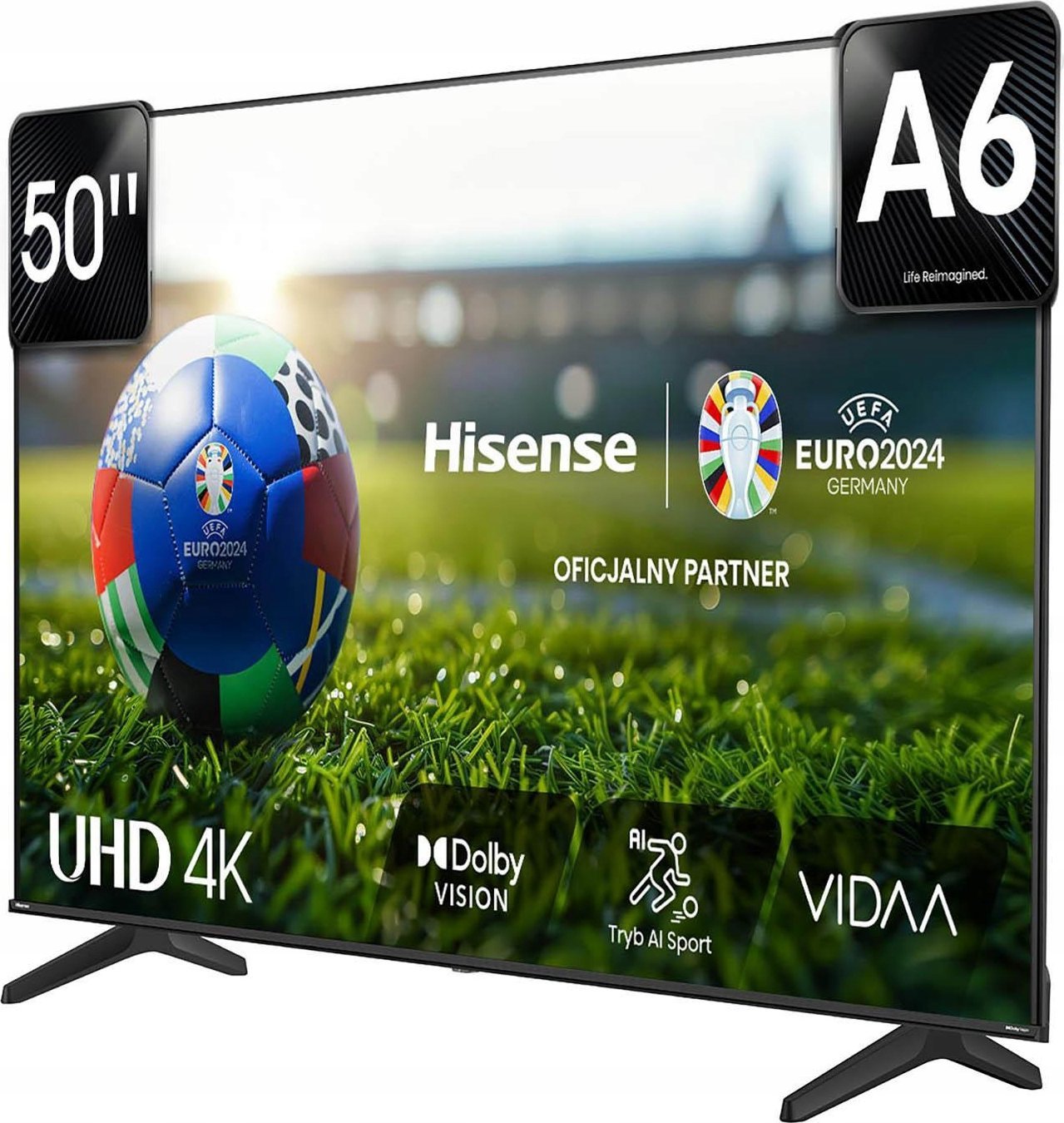 Телевизор Hisense 55A6N, 55\", 4K Ultra HD, Smart TV, црн