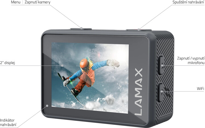 Kamerë LAMAX X7.2, e zezë