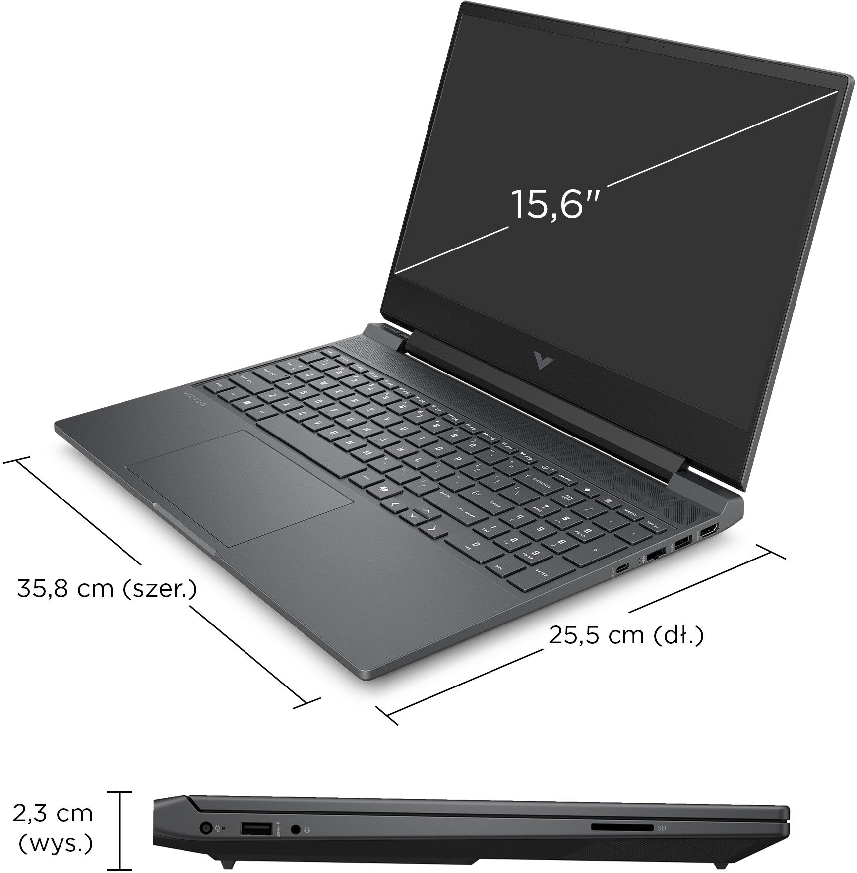 Laptop gaming HP Victus 15-fb3042nw, 15.6", Ryzen AI 5, RTX 5060, 16GB RAM, e zezë