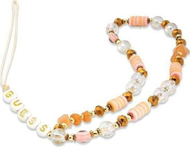 Rryp telefoni Guess GUSTBOHP Beads Bohemia, me rruaza, kafe