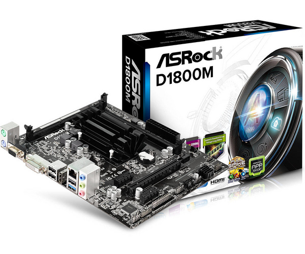 Pllakë amë Asrock D1800M micro ATX