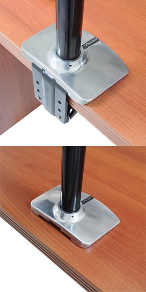 Mbajtëse për monitorë Ergotron WorkFit LX, 42", e zezë