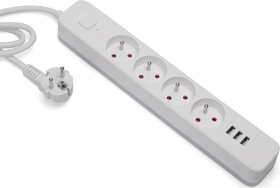 Prizë multiple Savio SAVLZ-12, 4 dalje, 1.5 m, e bardhë