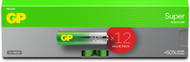 Bateri alkalinë GP Super, AA LR6, paketim 12 copë